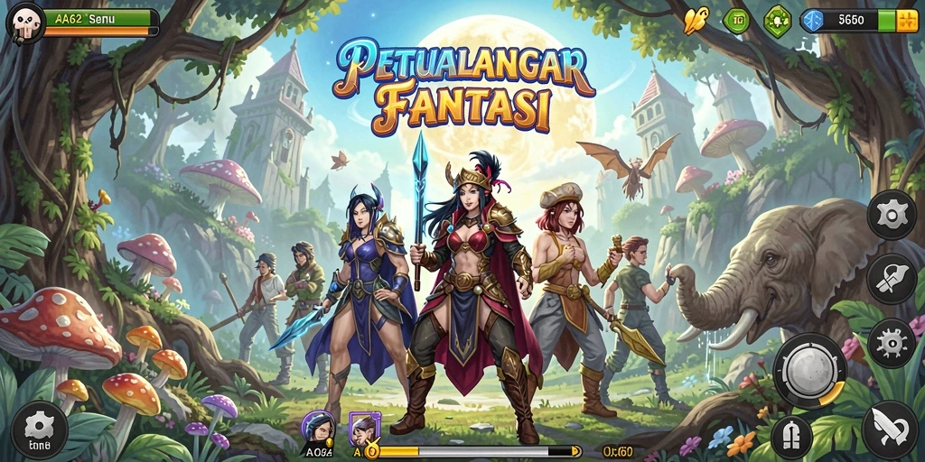 Screenshot gameplay AA62 menampilkan aksi seru dalam petualangan.