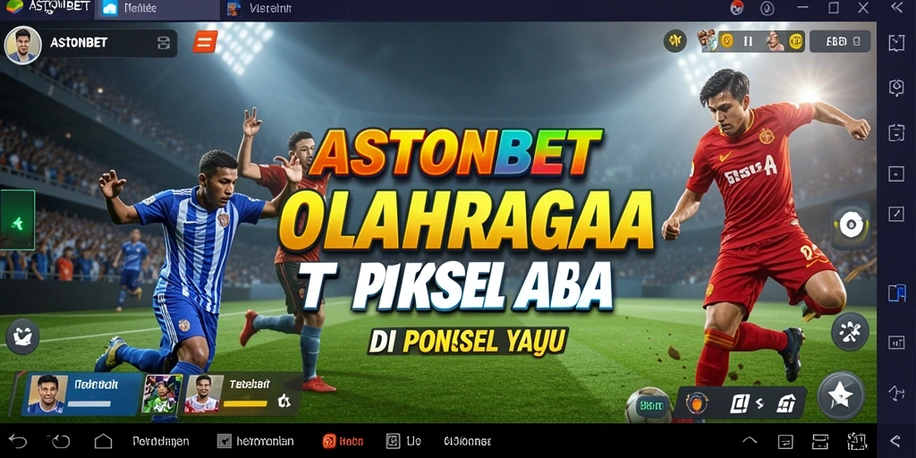 Screenshot gameplay ASTONBET yang menunjukkan aksi seru olahraga.