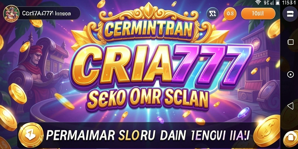 Gameplay CERIA777 dengan putaran slot yang menarik.