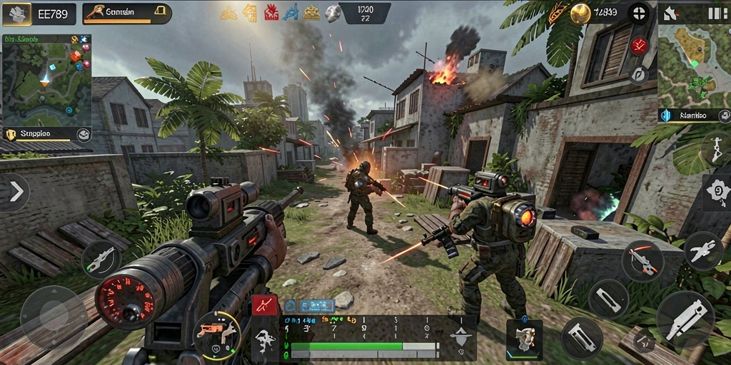 Tampilan gameplay EE789 yang menampilkan taktik dan strategi menawan.