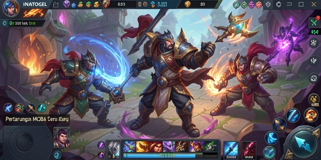 Tampilkan serunya gameplay MOBA di INATOGEL.