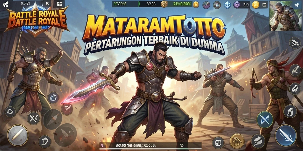 Gameplay seru di MATARAMTOTO dengan aksi Battle Royale mendebarkan.
