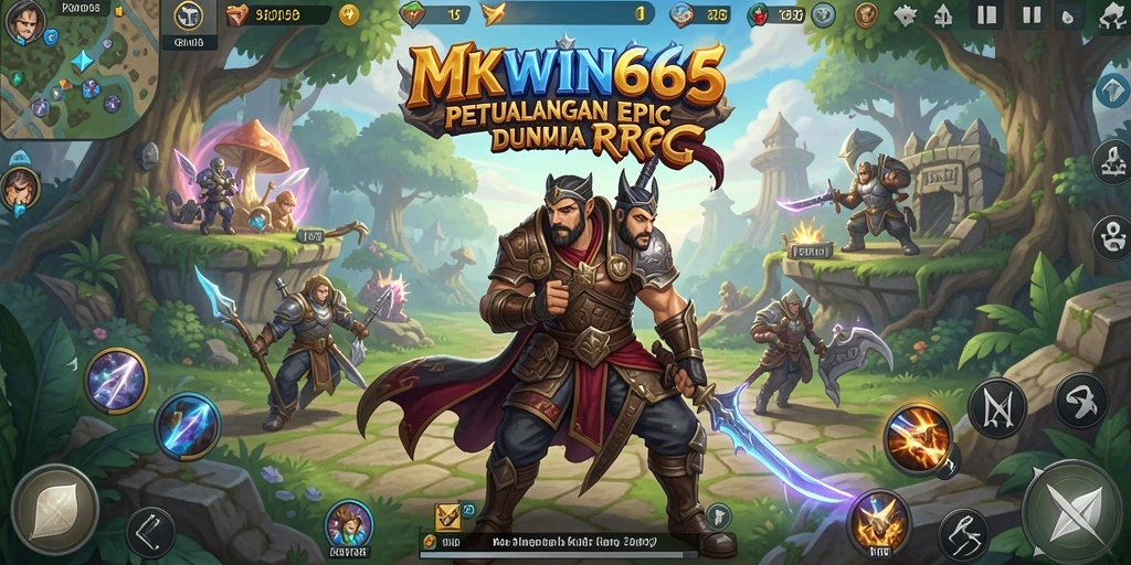 Tampilan gameplay RPG MKWIN666 dengan grafis yang menakjubkan.