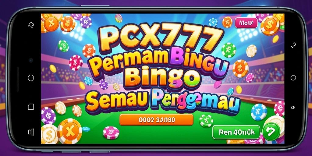 Screenshot gameplay PCX777 menampilkan suasana seru permainan Bingo.