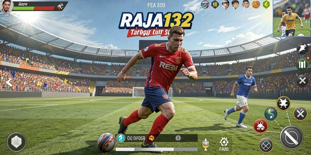 Tampilan gameplay seru dari RAJA132 dengan aksi olahraga yang mendebarkan.