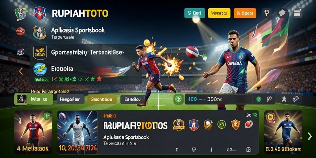 Screenshot RUPIAHTOTO menampilkan antarmuka taruhan yang menarik.