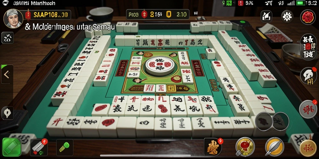 Tampilan gameplay Mahjong yang menegangkan di SIAP108.