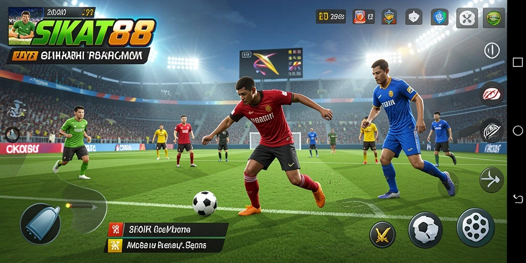 Tampilan gameplay SIKAT88 yang seru dalam aksi olahraga.